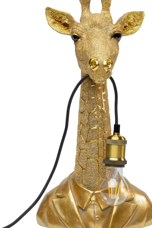 KARE Tischleuchte Animal Giraffe Gold 50cm