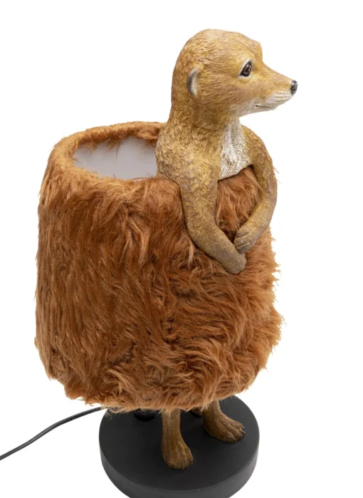 KARE Tischleuchte Animal Meerkat Fur 50cm