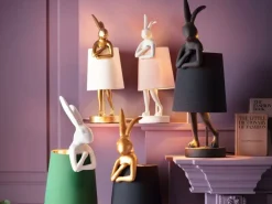 KARE Tischleuchte Animal Rabbit Peach 50cm