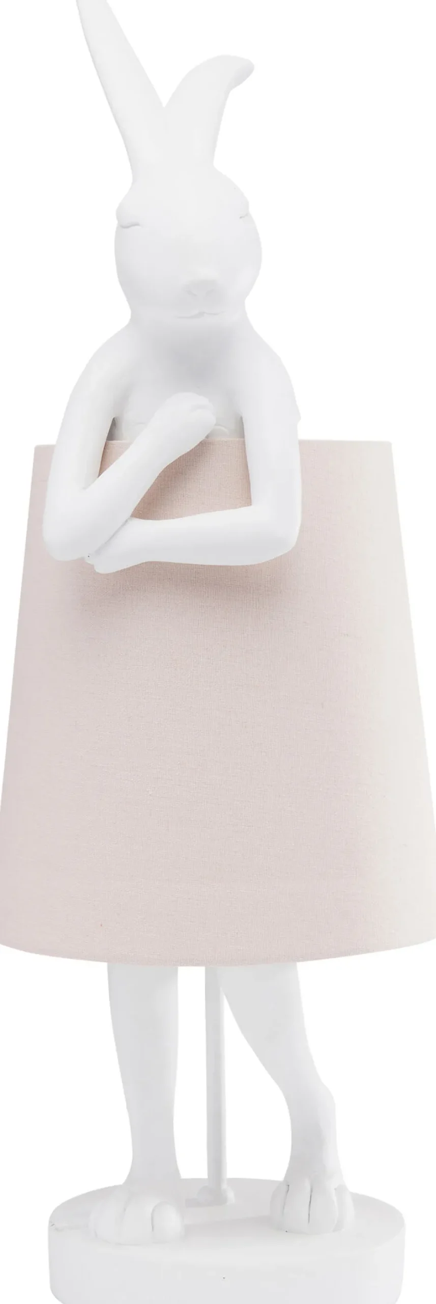 KARE Tischleuchte Animal Rabbit Weiß/Rosa 68cm