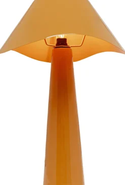 KARE Tischleuchte Cloudy Rund Orange 49cm