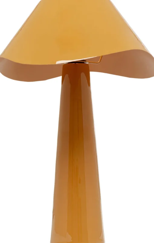 KARE Tischleuchte Cloudy Rund Orange 49cm