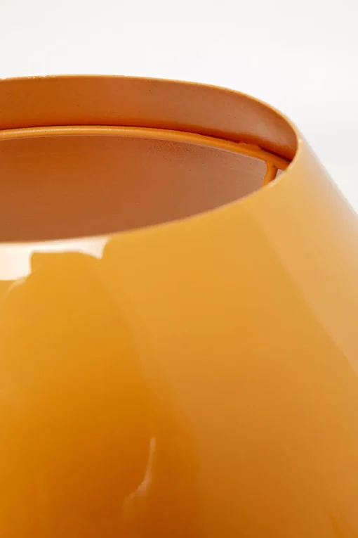 KARE Tischleuchte Cloudy Rund Orange 49cm