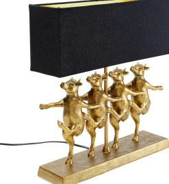 KARE Tischleuchte Dancing Cows Schwarz