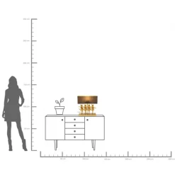 KARE Tischleuchte Dancing Cows Schwarz