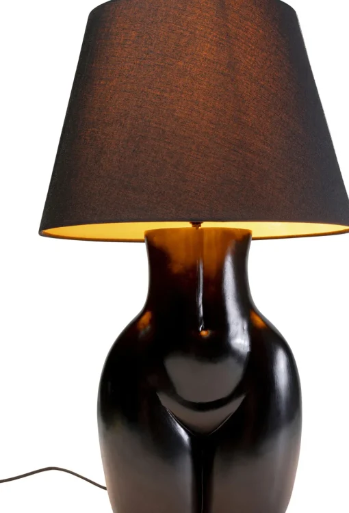KARE Tischleuchte Donna Schwarz 48cm