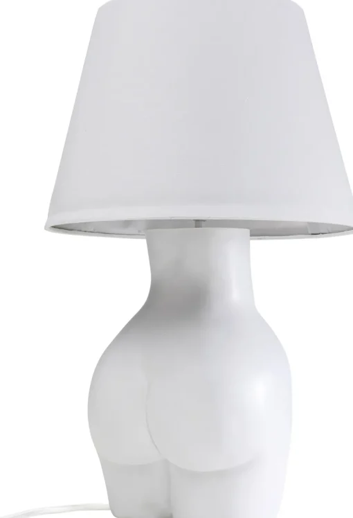 KARE Tischleuchte Donna Weiß 48cm