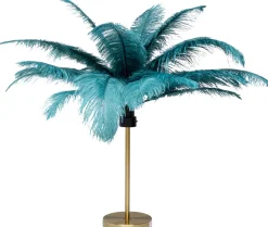 KARE Tischleuchte Feather Palm Grün 60cm