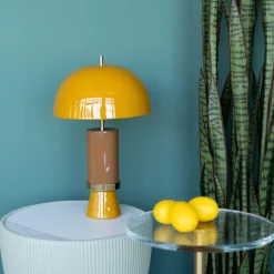 KARE Tischleuchte Josy Gelb 51cm