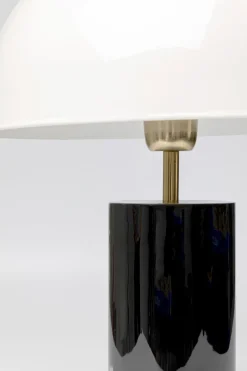 KARE Tischleuchte Josy Weiß Schwarz 51cm