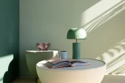 KARE Tischleuchte Loungy Salbei 38cm