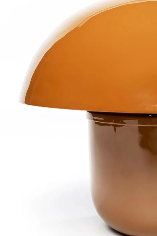 KARE Tischleuchte Mushroom Braun 27cm