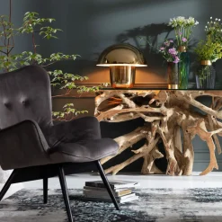 KARE Tischleuchte Mushroom Brass
