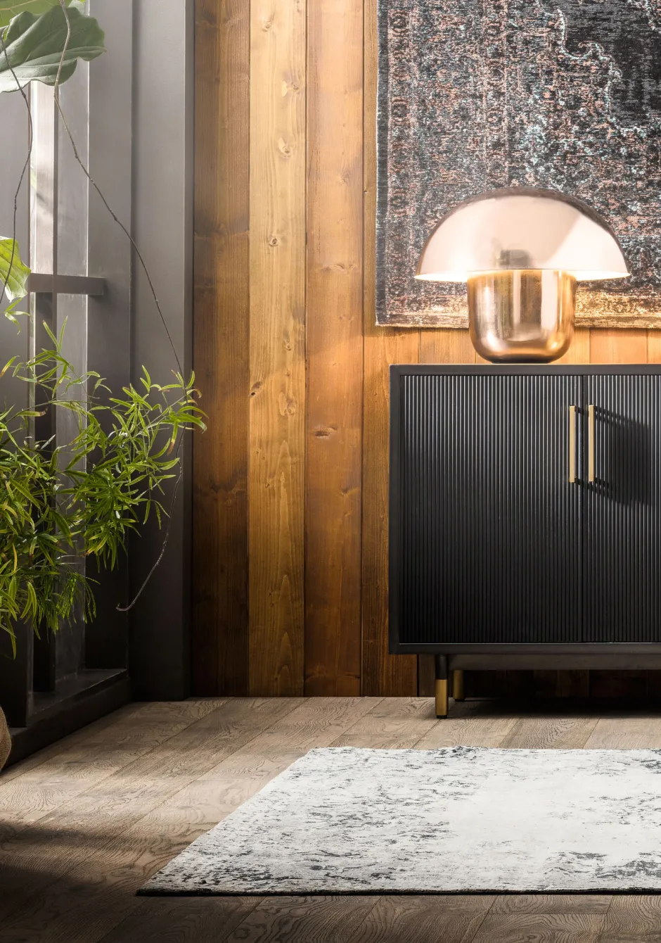 KARE Tischleuchte Mushroom Brass