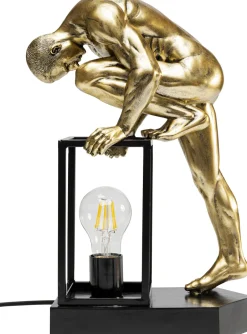 KARE Tischleuchte Nude Man Streching 39cm