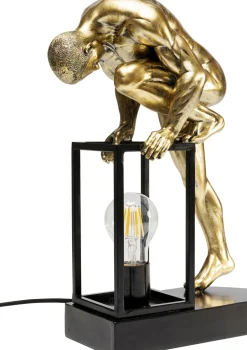KARE Tischleuchte Nude Man Streching 39cm