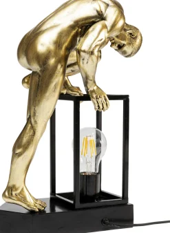 KARE Tischleuchte Nude Man Streching 39cm