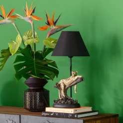 KARE Tischleuchte Relax Leopard