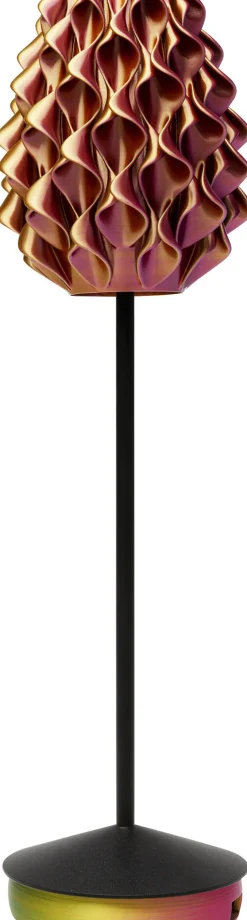 KARE Tischleuchte Swirl Schwarz Sunset