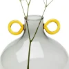 KARE Vase Amore Handle Grau 23cm