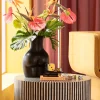 KARE Vase Donna Schwarz 40cm