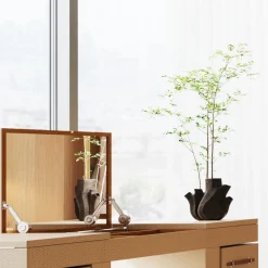 KARE Vase Flame Schwarz 29cm