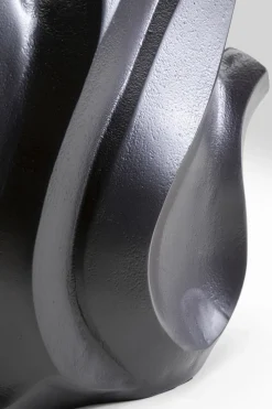 KARE Vase Flame Schwarz 29cm