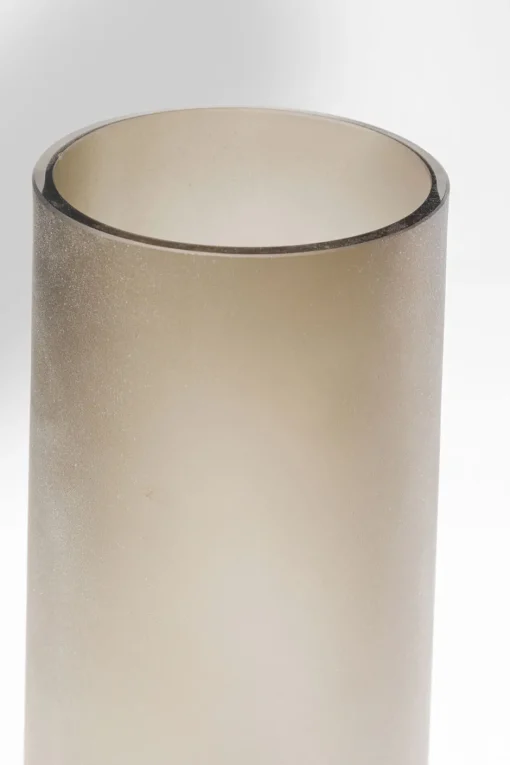 KARE Vase Noble Ring Braun Matt 40cm