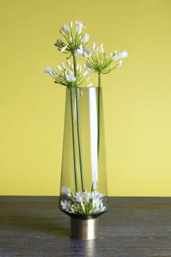 KARE Vase Noble Ring Grau 40cm