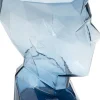 KARE Vase Prisma Face Blau 30cm