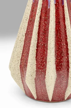 KARE Vase Tic Tac Rot 24cm