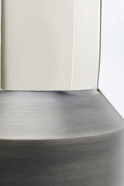 KARE Vase Vesuv Schwarz 51cm