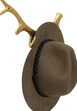 KARE Wandgarderobe Antler Gold 35cm