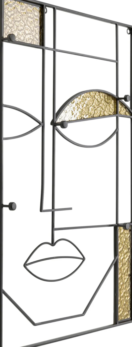 KARE Wandgarderobe Art Boy Face 60x90cm