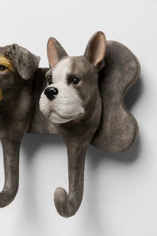 KARE Wandgarderobe Dog Family 31cm