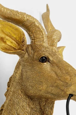 KARE Wandleuchte Animal Goat Gold 45x74cm