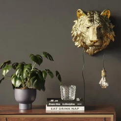 KARE Wandleuchte Animal Tiger Head 34cm