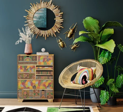 KARE Wandschmuck Longicorn Beetle Gold