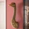 KARE Wandschmuck Ostrich Gold 19x72cm