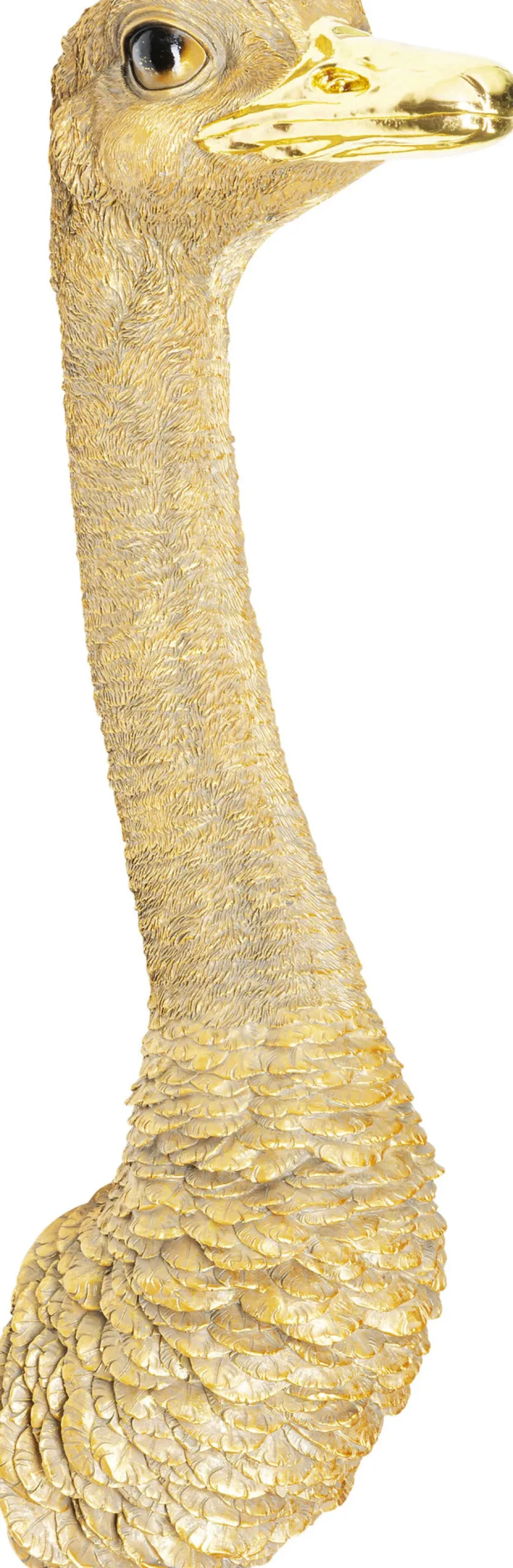 KARE Wandschmuck Ostrich Gold 19x72cm