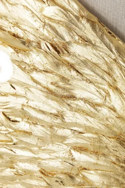KARE Wandschmuck Wings Gold-Weiß 120x120cm