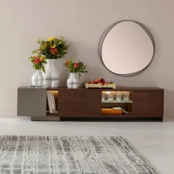 KARE Wandspiegel Bonita Schwarz Ø80cm