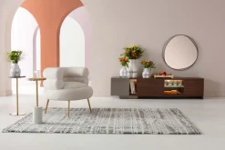 KARE Wandspiegel Bonita Schwarz Ø80cm