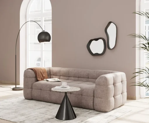 KARE Wandspiegel Dynamic Schwarz 40x34cm