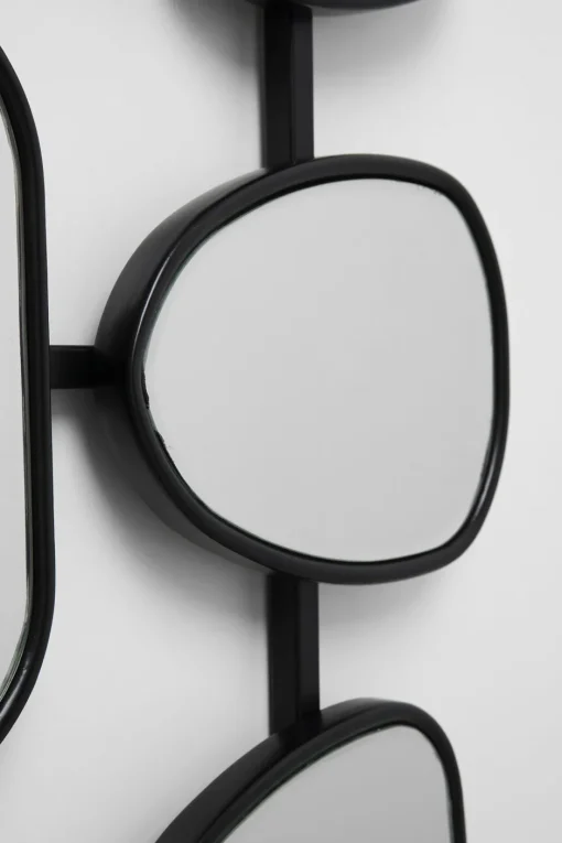 KARE Wandspiegel Nastro Schwarz 80x114cm