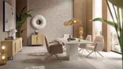 KARE Wandspiegel Sea Jewellery Weiß Ø110cm