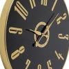 KARE Wanduhr Casino Schwarz Ø76cm
