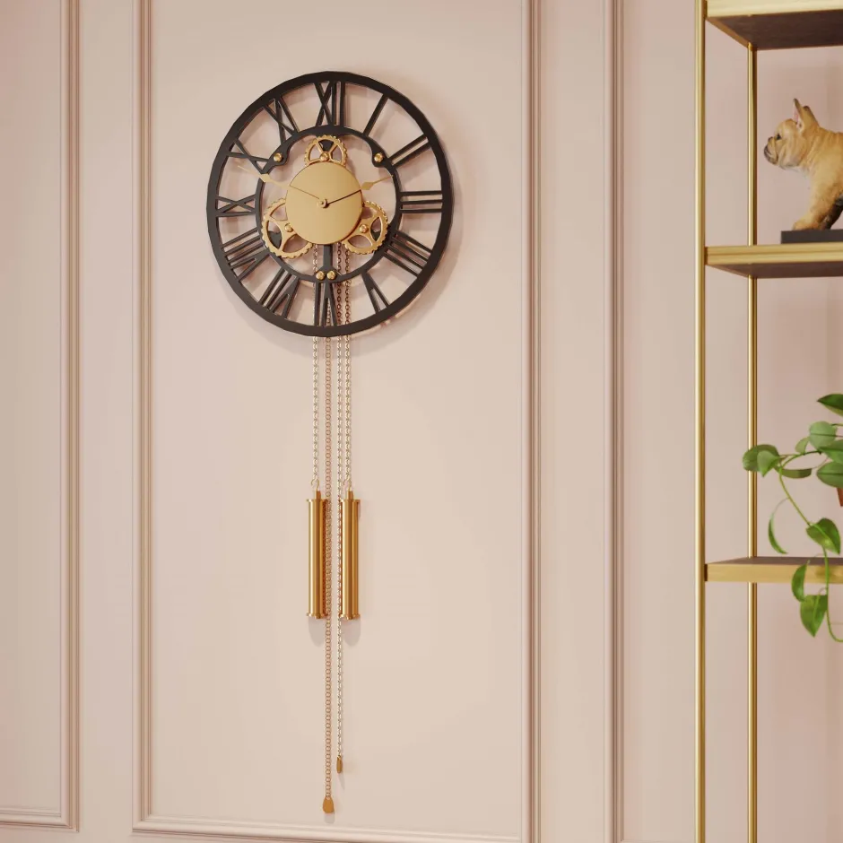 KARE Wanduhr Clockwork 126x46cm