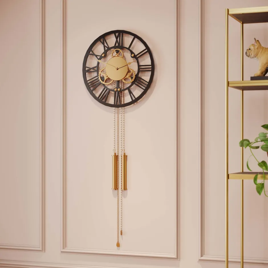 KARE Wanduhr Clockwork 126x46cm