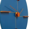 KARE Wanduhr Felice Blau Ø30cm